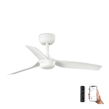 FARO 33820WP - Ceiling fan MINI PUNT S white d. 90 cm SMART + remote control