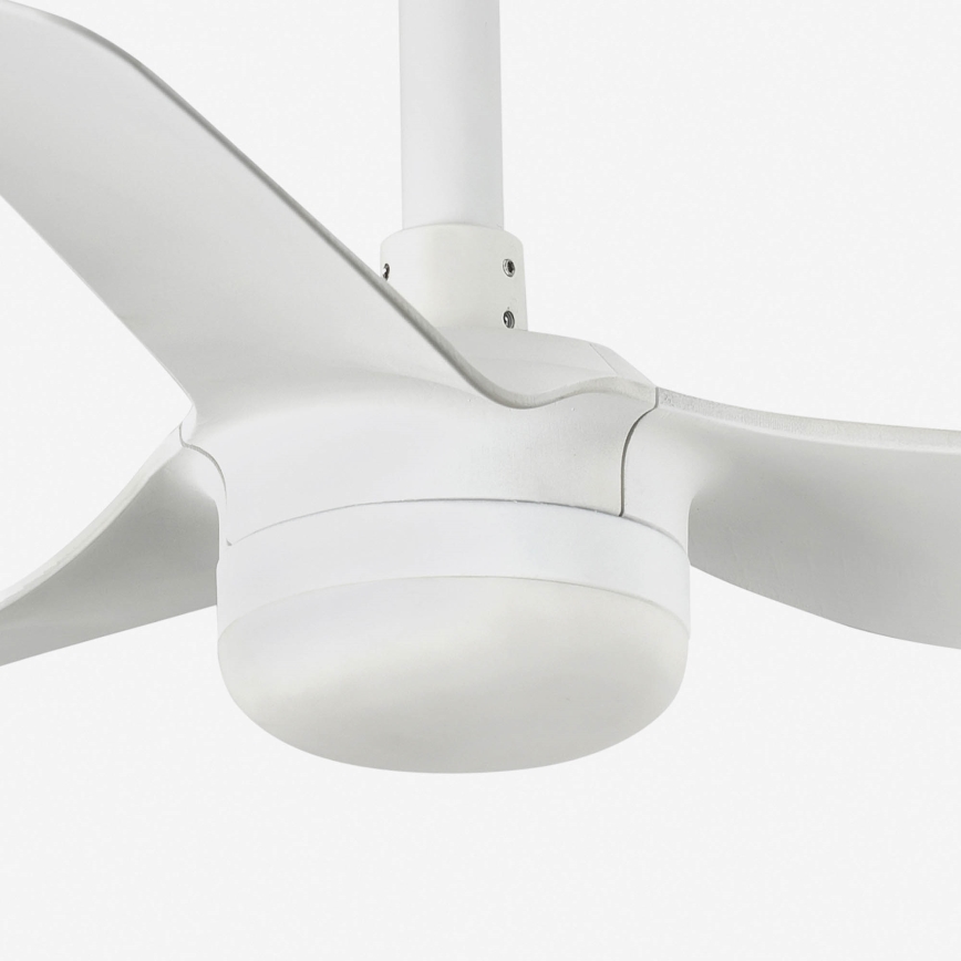FARO 33820WT-1TW - MINI PUNT S LED dimmable ceiling fan with LED/10W/230V 2700/3000/4000K, white, Ø 90 cm, Tuya Wi‑Fi + remote control