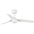 FARO 33820WT-1TW - MINI PUNT S LED dimmable ceiling fan with LED/10W/230V 2700/3000/4000K, white, Ø 90 cm, Tuya Wi‑Fi + remote control
