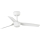 FARO 33820WT-1TW - MINI PUNT S LED dimmable ceiling fan with LED/10W/230V 2700/3000/4000K, white, Ø 90 cm, Tuya Wi‑Fi + remote control