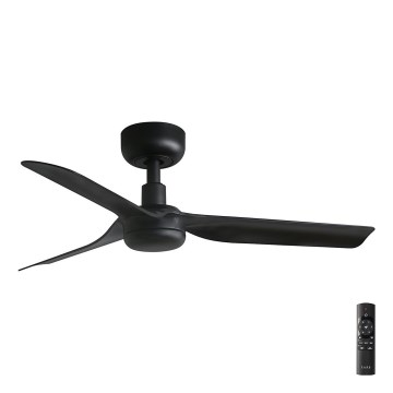 FARO 33822 - Ceiling fan MINI PUNT S black d. 90 cm + remote control