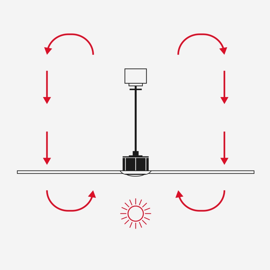 FARO 33822WT - Ceiling fan MINI PUNT S black d. 90 cm Wi-Fi Tuya + remote control