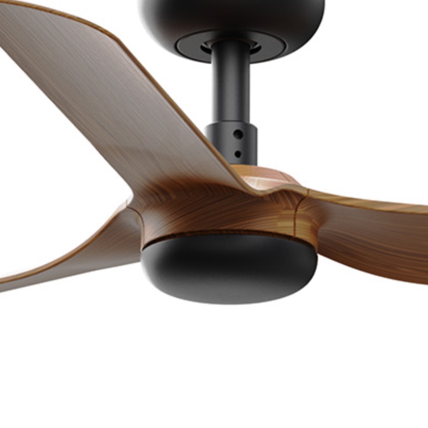 FARO 33823 - Ceiling fan MINI PUNT S brown/black d. 90 cm + remote control