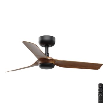 FARO 33823 - Ceiling fan MINI PUNT S brown/black d. 90 cm + remote control