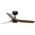 FARO 33823WT - Ceiling fan MINI PUNT S brown/black d. 90 cm Wi-Fi Tuya + remote control