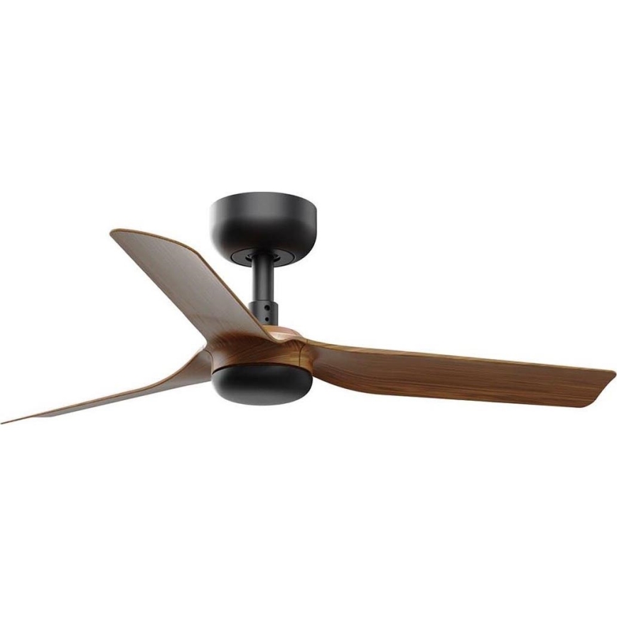 FARO 33823WT - Ceiling fan MINI PUNT S brown/black d. 90 cm Wi-Fi Tuya + remote control