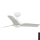 FARO 33824-1TW - HEY S LED dimmable ceiling fan LED/10W/230V 2700/3000/4000K white Ø 90 cm + remote control