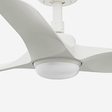 FARO 33824-1TW - HEY S LED dimmable ceiling fan LED/10W/230V 2700/3000/4000K white Ø 90 cm + remote control