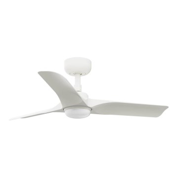 FARO 33824WT-1TW - LED Dimmable ceiling fan HEY S LED/10W/230V 2700/4000/6000K white d. 90 cm Wi-Fi Tuya + remote control