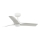 FARO 33824WT1S - LED Dimmable Ceiling Fan HEY S LED/10W/230V 2700/3000/4000K Ø 90 cm White Tuya Wi-Fi + Remote Control