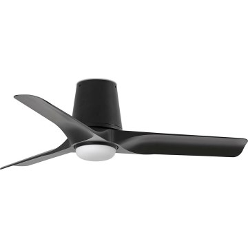 FARO 33827-1TW - LED Dimmable ceiling fan HEY TUB S LED/10W/230V 2700/4000/6000K black d. 90 cm + remote control