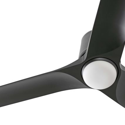 FARO 33827-1TW - LED Dimmable ceiling fan HEY TUB S LED/10W/230V 2700/4000/6000K black d. 90 cm + remote control