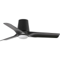 FARO 33827WT1S - HEY TUB S LED dimmable ceiling fan, 10W LED, 230V, 2700/3000/4000K, Ø90 cm, black, Tuya Wi‑Fi + remote control