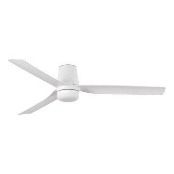 FARO 33828-1TW - LED Dimmable ceiling fan PUNT TUB M LED/18W/230V 3000/4200/6500K d. 130 cm white + remote control