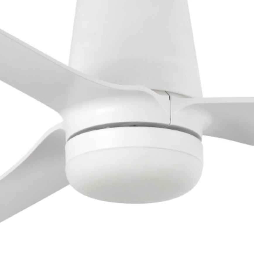 FARO 33828-1TW - LED Dimmable Ceiling Fan PUNT TUB M LED/18W/230V 2700/3000/4000K Ø 130 cm white + remote control