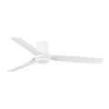 FARO 33828 - Ceiling fan PUNT TUB M white d. 130 cm + remote control