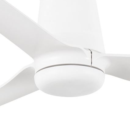 FARO 33828 - Ceiling fan PUNT TUB M white d. 130 cm + remote control