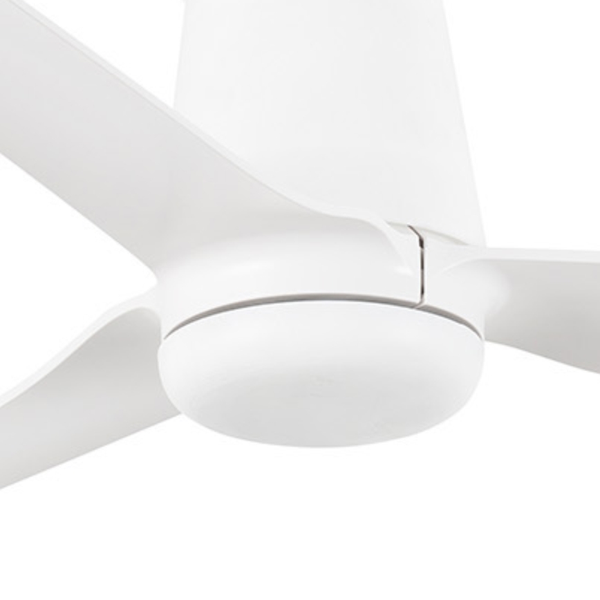 FARO 33828 - Ceiling fan PUNT TUB M white d. 130 cm + remote control