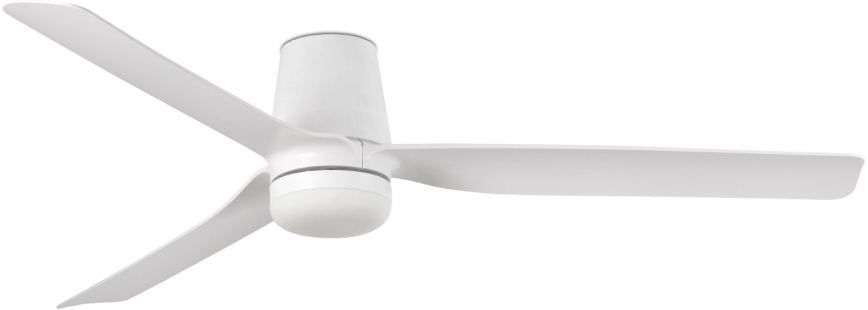 FARO 33828WT-1TW - LED Dimmable ceiling fan PUNT TUB M LED/18W/230V 3000/4200/6500K white d. 132 cm Wi-Fi Tuya + remote control