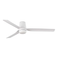 FARO 33828WT1S - Dimmable LED ceiling fan PUNT TUB M LED/18W/230V 2700/3000/4000K diam. 132 cm white Tuya Wi-Fi + remote control