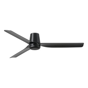 FARO 33830 - Ceiling fan PUNT TUB M black d. 130 cm + remote control