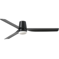 FARO 33830WT-1TW - LED Dimmable ceiling fan PUNT TUB M LED/18W/230V 3000/4200/6500K black d. 132 cm Wi-Fi Tuya + remote control