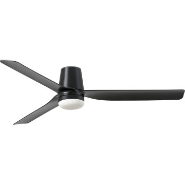 FARO 33830WT-1TW - LED Dimmable ceiling fan PUNT TUB M LED/18W/230V 3000/4200/6500K black d. 132 cm Wi-Fi Tuya + remote control