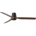 FARO 33831WT - Ceiling fan PUNT TUB M brown/black d. 132 cm Wi-Fi Tuya + remote control
