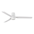 FARO 33832-1TW - Dimmable LED ceiling fan MINI PUNT TUB with 10W integrated LED, 230V, selectable 2700/3000/4000K, Ø 90 cm, white + remote control