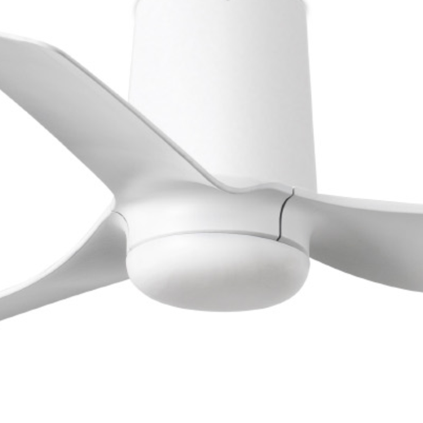 FARO 33832 - Ceiling fan MINI PUNT TUB S white d. 90 cm + remote control