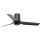 FARO 33834-Ceiling fan MINI PUNT TUB S black d. 90 cm + remote control