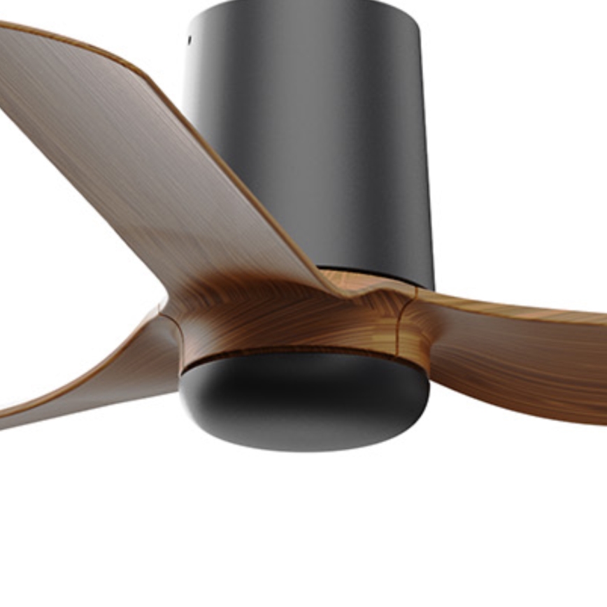 FARO 33835 - Ceiling fan MINI PUNT TUB S brown/black d. 90 cm + remote control