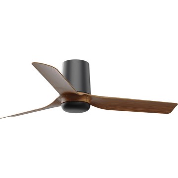 FARO 33835 - Ceiling fan MINI PUNT TUB S brown/black d. 90 cm + remote control