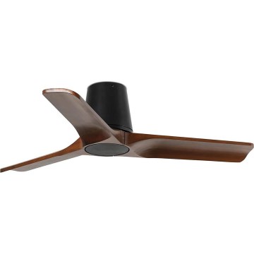 FARO 33837WT - Ceiling fan HEYWOOD TUB S pine/black d. 90 cm Wi-Fi Tuya + remote control