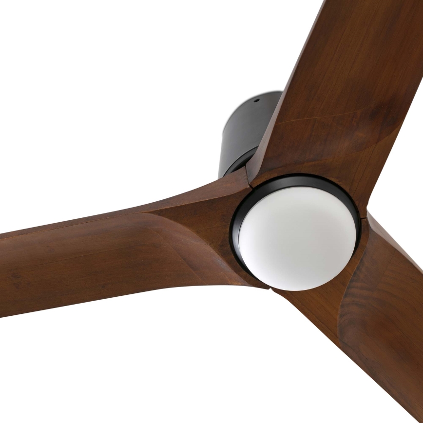 FARO 33839-1TW - LED Dimmable ceiling fan HEYWOOD TUB L LED/10W/230V 2700/4000/6000K pine/black d. 132 cm + remote control