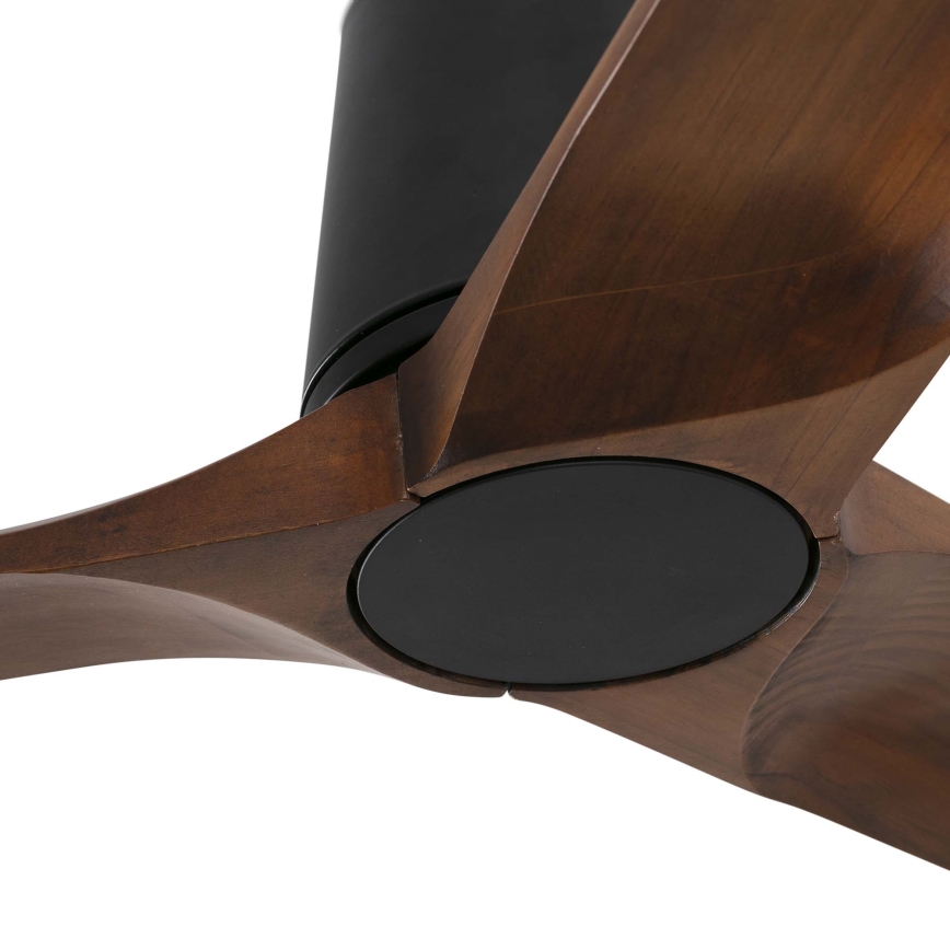 FARO 33839 - Ceiling fan HEYWOOD TUB L pine/black d. 132 cm + remote control
