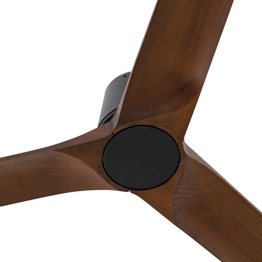 FARO 33839 - Ceiling fan HEYWOOD TUB L pine/black d. 132 cm + remote control