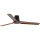 FARO 33839 - Ceiling fan HEYWOOD TUB L pine/black d. 132 cm + remote control
