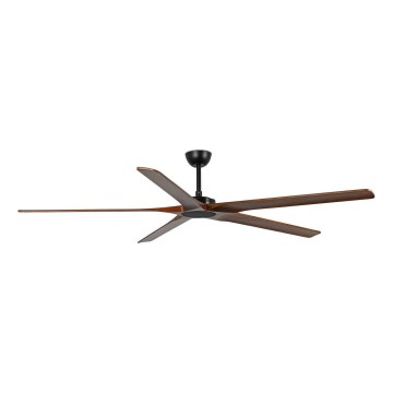 FARO 34190WT - Ceiling fan BIGWOOD XL pine/black d. 200 cm Wi-Fi Tuya + remote control