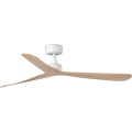FARO 34195 - ROCKER M Ceiling Fan, Ø 132 cm, Beige/White + Remote Control