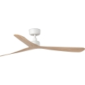 FARO 34195WT - ROCKER M ceiling fan Ø 132 cm beige/white Tuya Wi-Fi + remote control