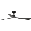 FARO 34196 - Ceiling fan ROCKER M Ø 132 cm black + remote control