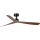 FARO 34197WT - ROCKER M Ceiling Fan Ø 132 cm brown/black Wi-Fi Tuya + remote control