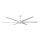 FARO 34202-130 - LED Ceiling fan ROTTERDAM XL LED/32W/230V white d. 200 cm + remote control