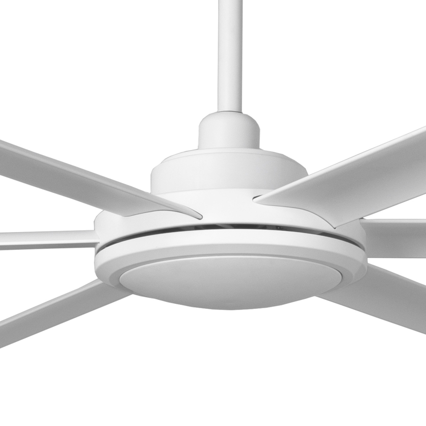 FARO 34202 - Ceiling fan ROTTERDAM XL white d. 200 cm + remote control
