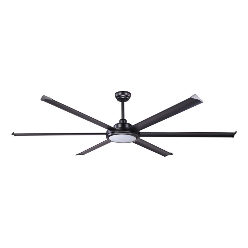 FARO 34203-130 - LED Ceiling fan ROTTERDAM XL LED/32W/230V black d. 200 cm + remote control