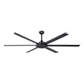 FARO 34203 - Ceiling fan ROTTERDAM XL black d. 200 cm + remote control