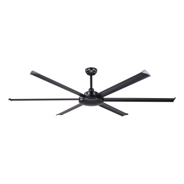 FARO 34203 - Ceiling fan ROTTERDAM XL black d. 200 cm + remote control