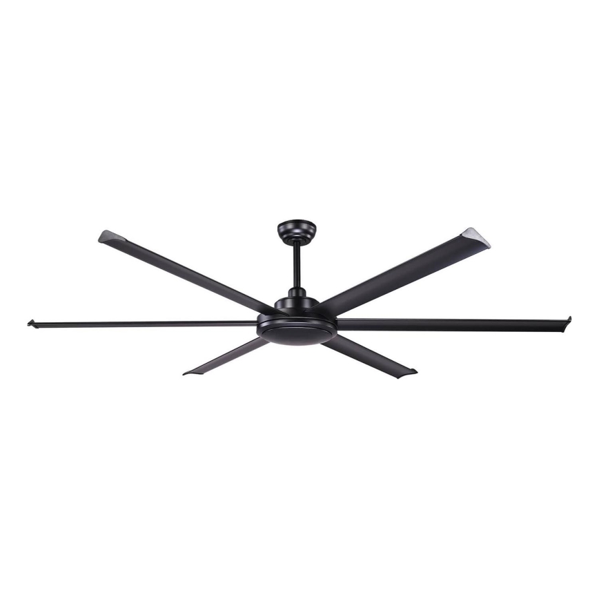FARO 34203 - Ceiling fan ROTTERDAM XL black d. 200 cm + remote control