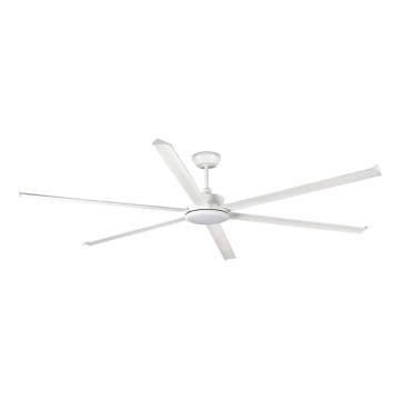 FARO 34206-130 - LED Dimmable ceiling fan ROTTERDAM XXL LED/32W/230V white d. 250 cm + remote control